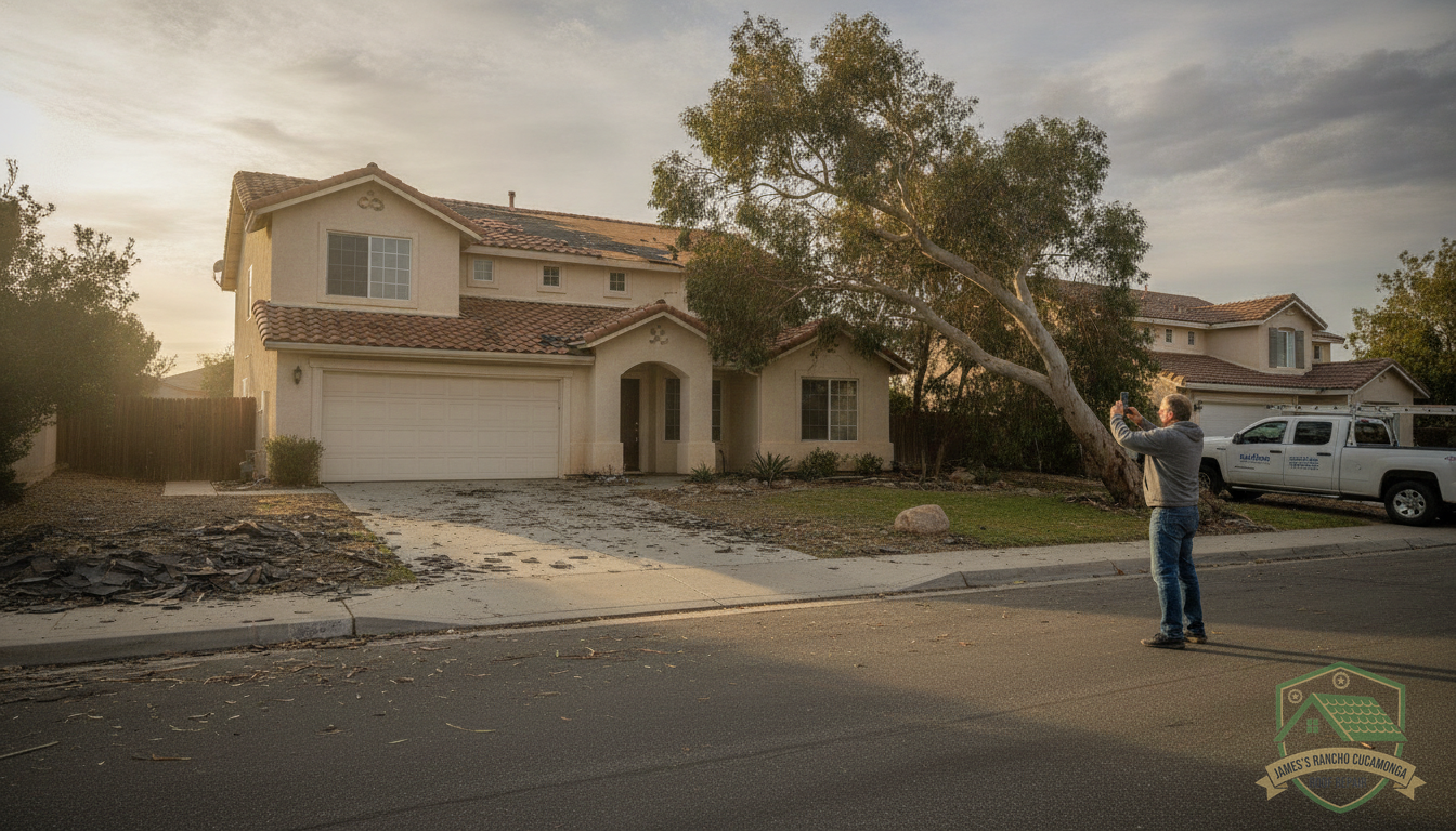 How to Handle Storm Damage to Your Roof in Rancho Cucamonga: A Step-by-Step Guide